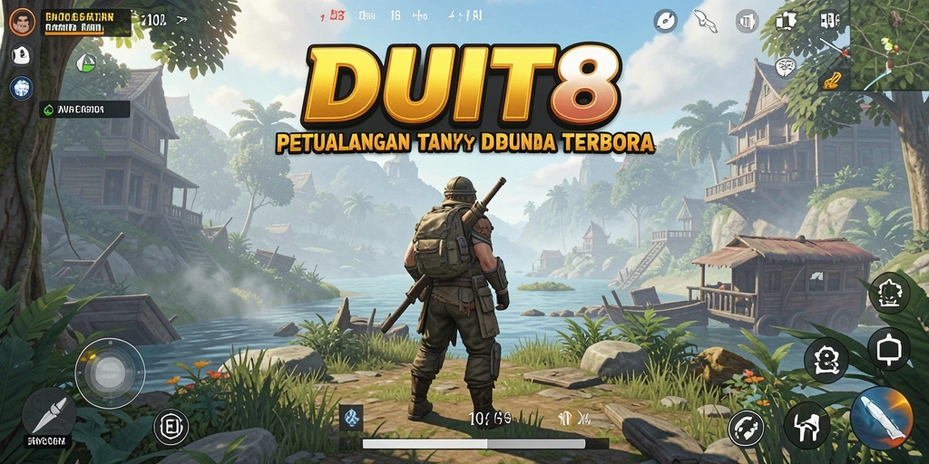 Tampilan gameplay menakjubkan dari DUIT8 di dunia terbuka.