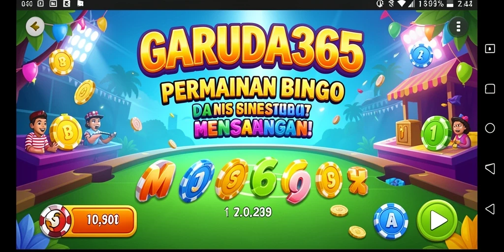 Tampilan gameplay Bingo yang seru dan interaktif.
