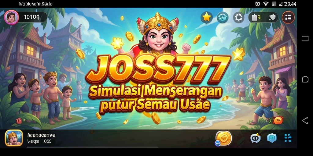 Screenshot JOSS777 menampilkan aksi gameplay Simulation yang seru.