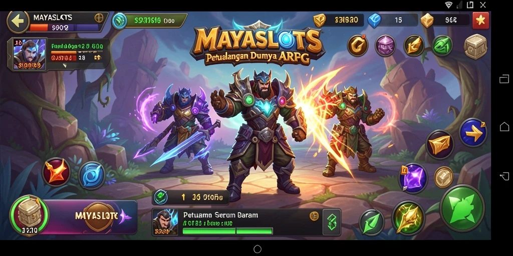 Tampilan gameplay seru dalam MAYASLOTS yang penuh aksi.