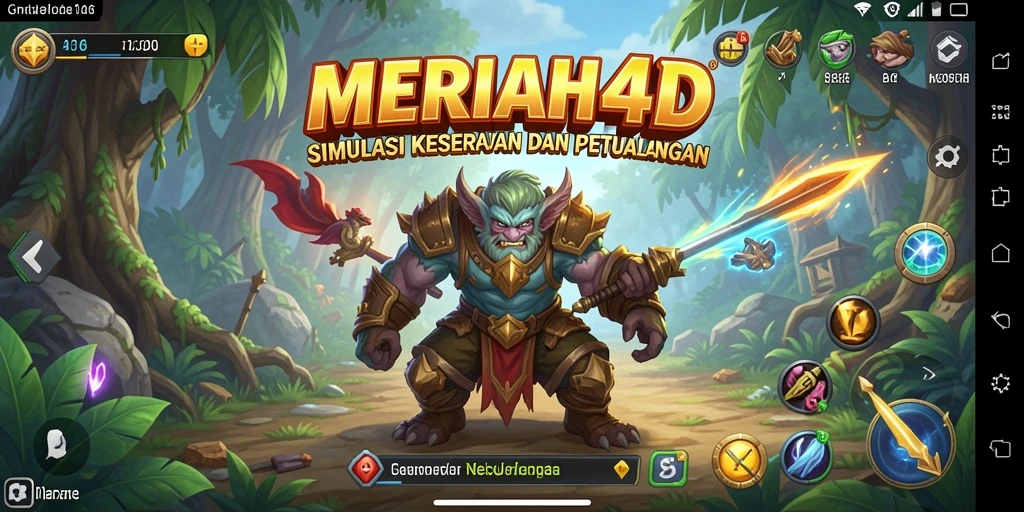 Screenshot gameplay <strong>MERIAH4D</strong> menunjukkan interaksi dan kreativitas dalam simulasi.