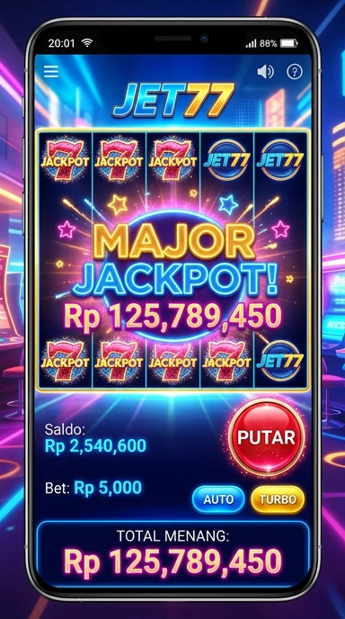 Screenshot proses unduh aplikasi jet77 yang mudah dan cepat.